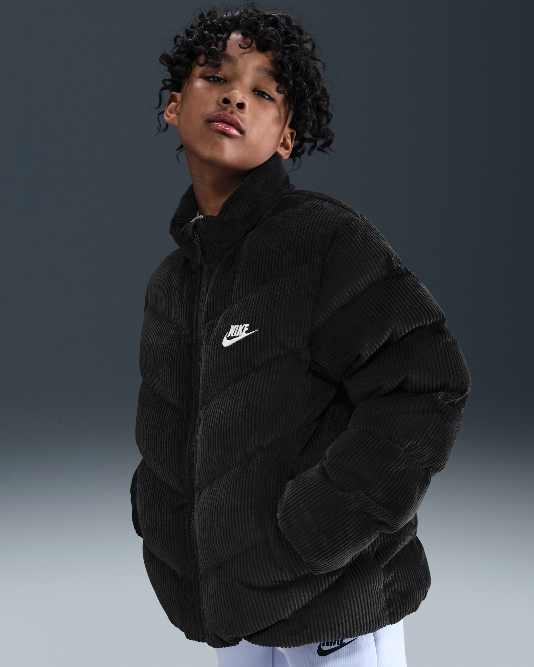 Nike Sportswear All Day Play Big Kids' Therma-FIT Loose-Fit Puffer
